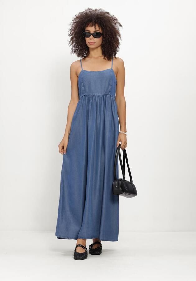 SELECTED WOMEN Dames Jurken Slfjanna Regular Sl Ankle Dress Blauw