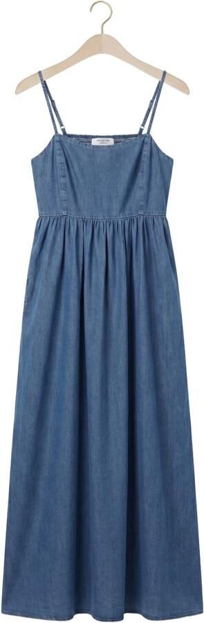 SELECTED WOMEN Dames Jurken Slfjanna Regular Sl Ankle Dress Blauw - Foto 4