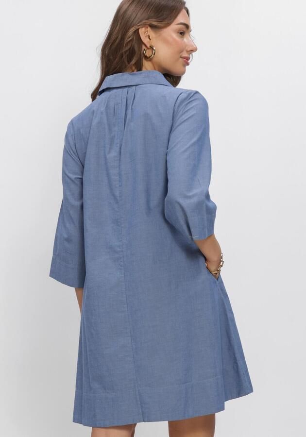 SELECTED WOMEN Dames Jurken Slfkira Talia Oversize 3 4 Dress Blauw - Foto 2