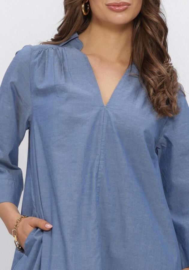 SELECTED WOMEN Dames Jurken Slfkira Talia Oversize 3 4 Dress Blauw - Foto 3