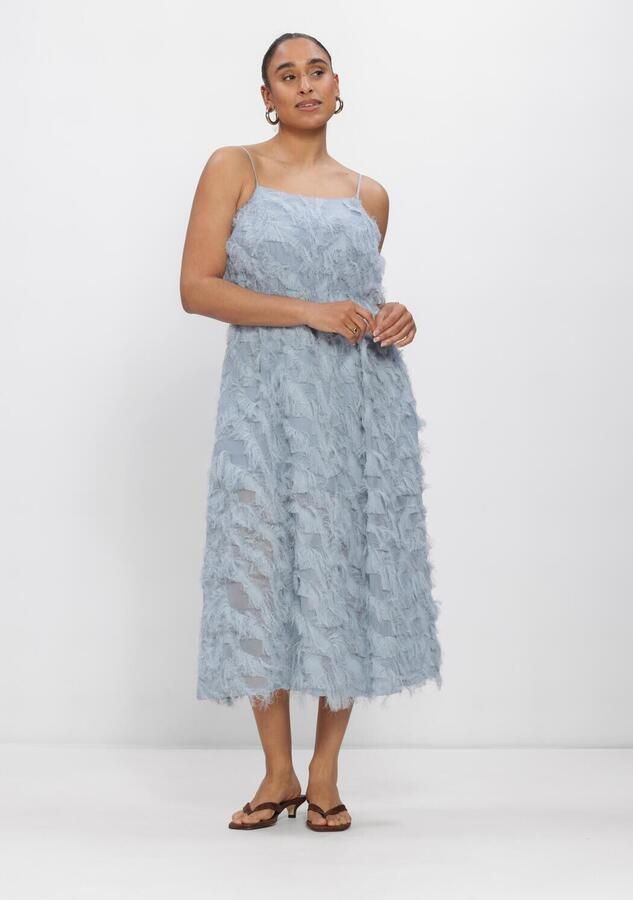 SELECTED WOMEN Dames Jurken Slfmyline Regular Midi Strap Dress Lichtblauw