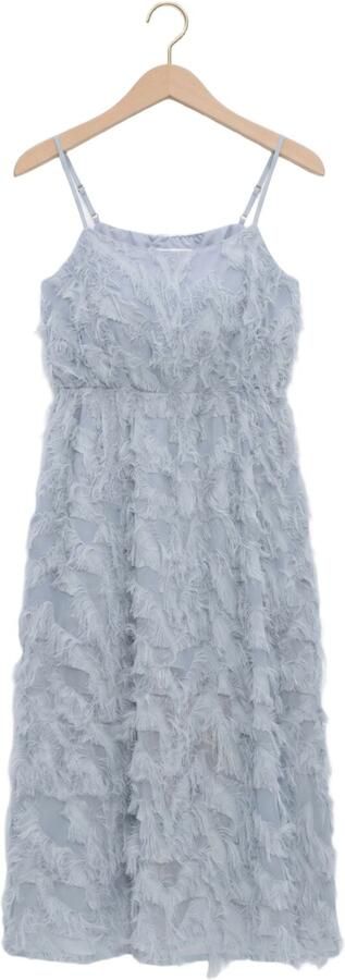 SELECTED WOMEN Dames Jurken Slfmyline Regular Midi Strap Dress Lichtblauw - Foto 4