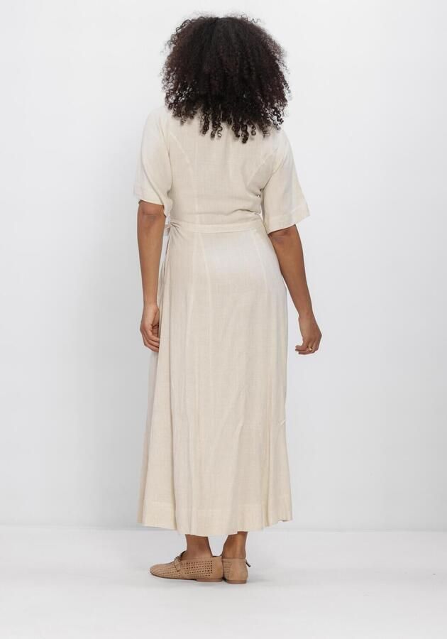 SELECTED WOMEN Dames Jurken Slfviva Regular Linen Blend Dress Ecru - Foto 2