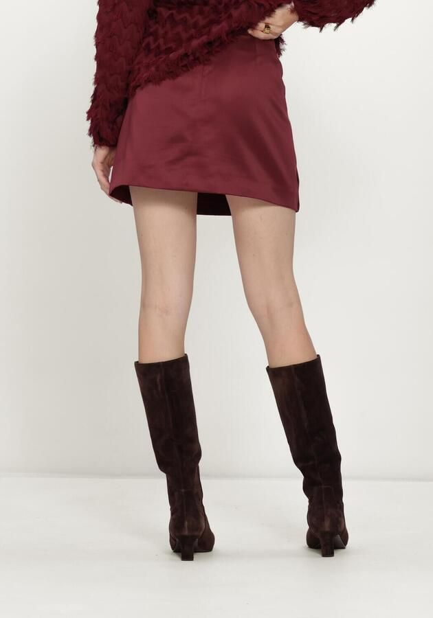 SELECTED WOMEN Dames Rokken Slwathena Mw Short Skirt Bordeaux - Foto 2