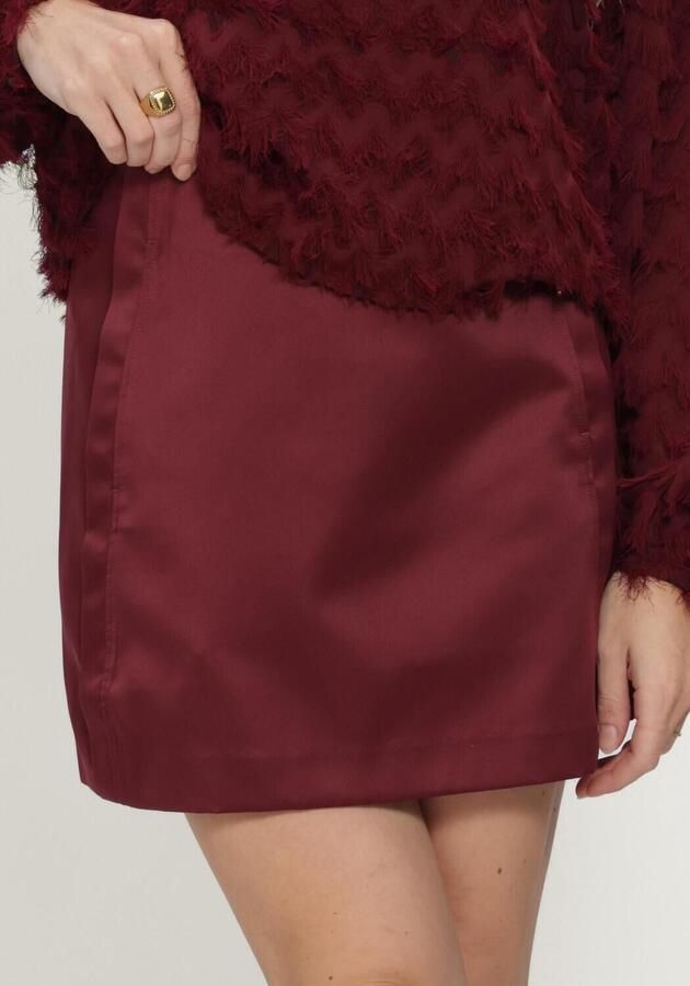 SELECTED WOMEN Dames Rokken Slwathena Mw Short Skirt Bordeaux - Foto 3