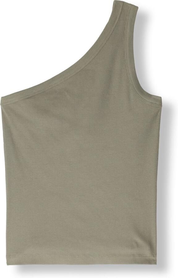 SELECTED WOMEN Dames Tops & T-shirts Slfanna One Shoulder Top Olijf - Foto 2