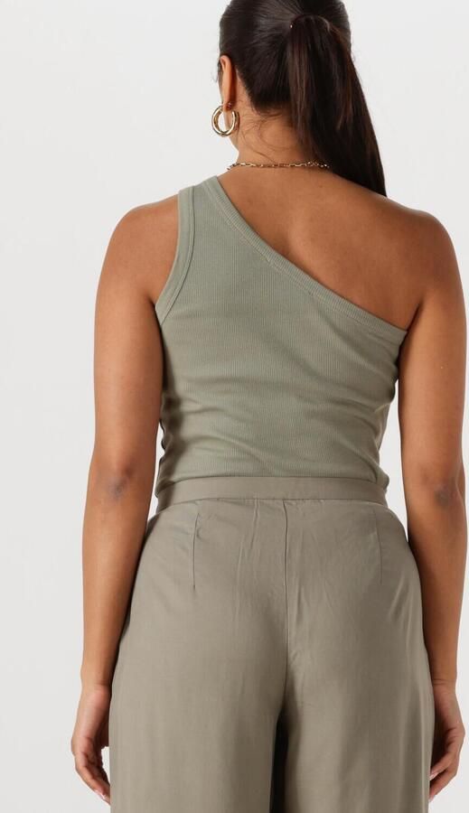 SELECTED WOMEN Dames Tops & T-shirts Slfanna One Shoulder Top Olijf - Foto 3