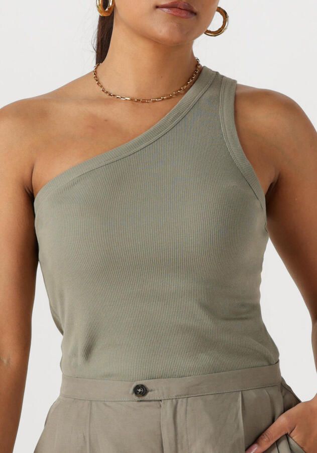 SELECTED WOMEN Dames Tops & T-shirts Slfanna One Shoulder Top Olijf