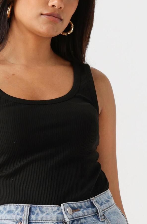 SELECTED WOMEN Dames Tops & T-shirts Slfanna U-neck Tank Top Zwart - Foto 3