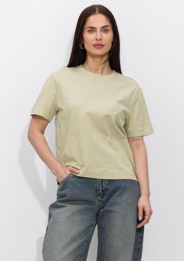 SELECTED WOMEN Dames Tops & T-shirts Slfessential Ss Boxy Tee Groen