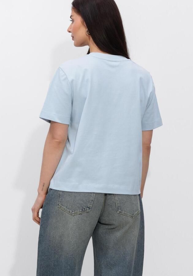 SELECTED WOMEN Dames Tops & T-shirts Slfessential Ss Boxy Tee Lichtblauw - Foto 3
