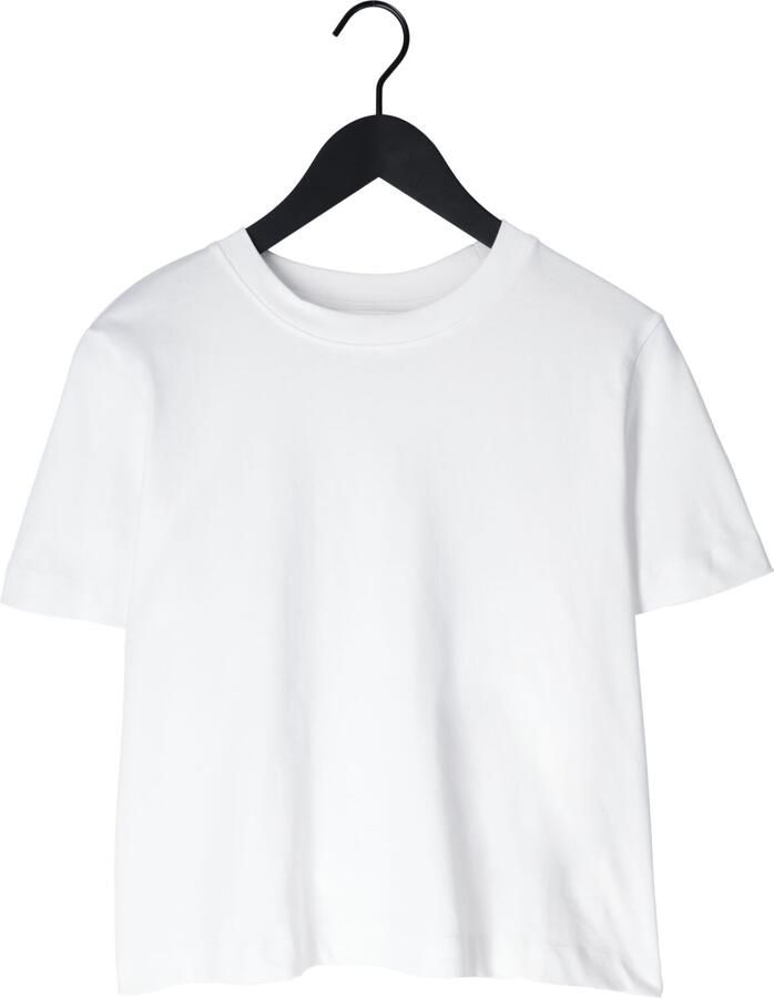 Selected boxy fit T-shirt van katoen- en viscosemix model 'ESSENTIAL' - Foto 2