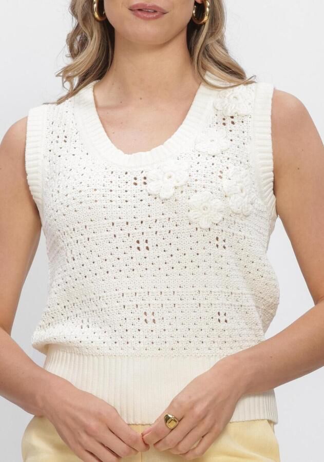 SELECTED WOMEN Dames Tops & T-shirts Slfkarla Sl Knit U-neck Top Creme - Foto 2