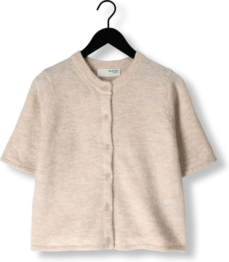 SELECTED FEMME Dames Truien & Vesten Slflulu 2 4 Knit Cardigan Beige - Foto 2