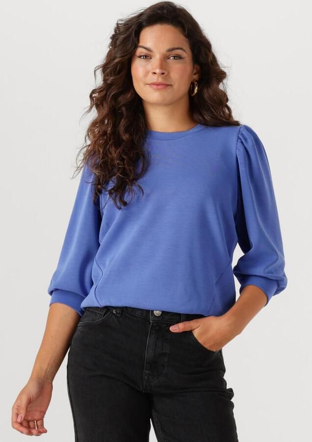 SELECTED WOMEN Dames Tops & T-shirts Slftenny 3 4 Sweat Top Blauw - Foto 4