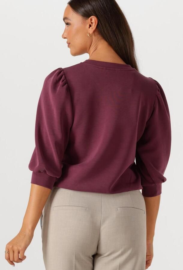 SELECTED WOMEN Dames Tops & T-shirts Slftenny 3 4 Sweat Top Bordeaux - Foto 4
