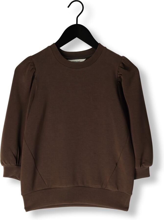 SELECTED WOMEN Dames Tops & T-shirts Slftenny 3 4 Sweat Top Bruin