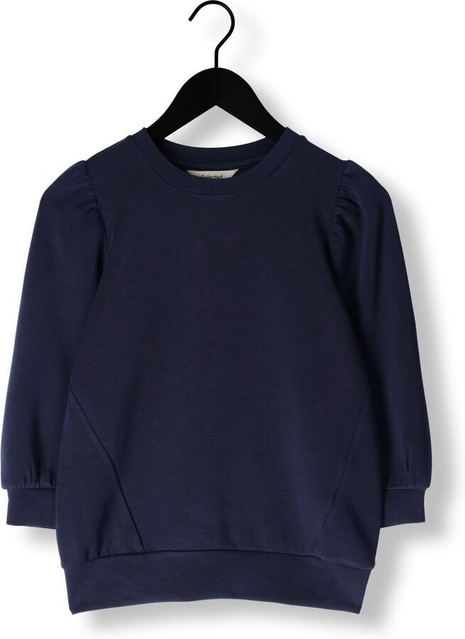 SELECTED WOMEN Dames Tops & T-shirts Slftenny 3 4 Sweat Top Donkerblauw