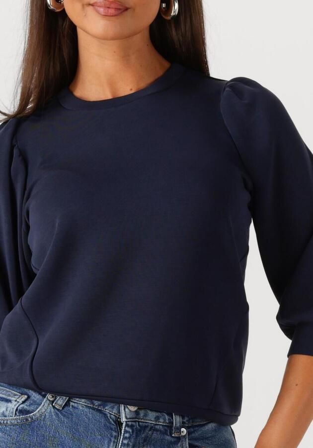 SELECTED WOMEN Dames Tops & T-shirts Slftenny 3 4 Sweat Top Donkerblauw - Foto 2
