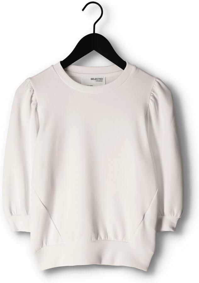SELECTED WOMEN Dames Tops & T-shirts Slftenny 3 4 Sweat Top Wit