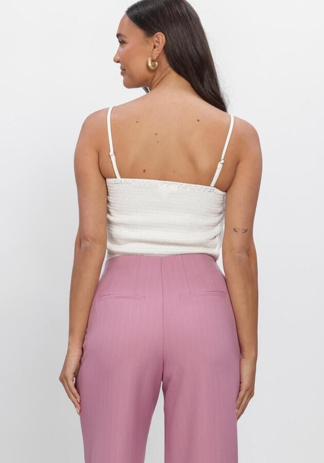 SELECTED WOMEN Dames Tops & T-shirts Slfvinelle Pleated Bandeau Top Wit - Foto 3