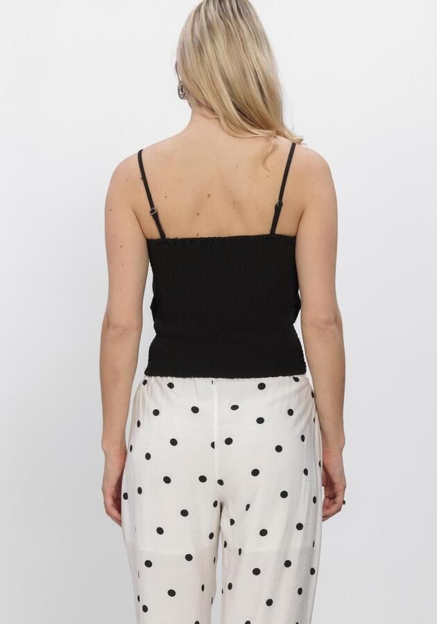 SELECTED WOMEN Dames Tops & T-shirts Slfvinelle Pleated Bandeau Top Zwart - Foto 2