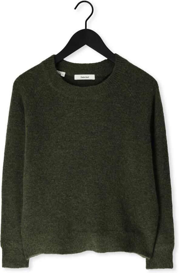 SELECTED FEMME Trui met ronde hals SLFLULU heerlijk zachte wolblend - Foto 2
