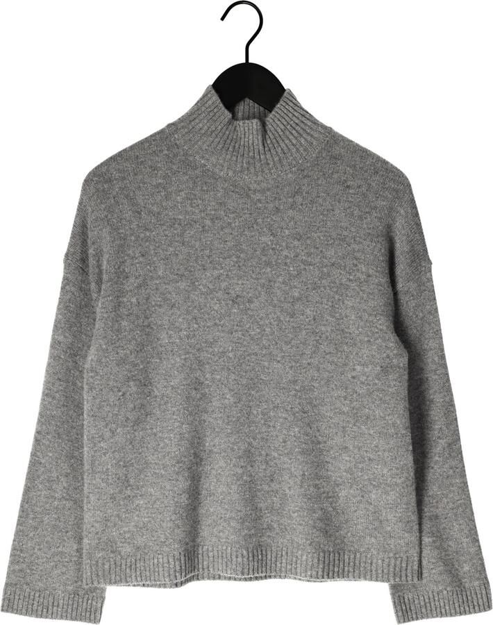 SELECTED WOMEN Dames Truien & Vesten Slfcille Cashmere Blend High Neck Noos Grijs - Foto 2