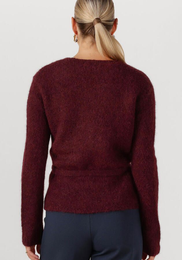 SELECTED WOMEN Dames Truien & Vesten Slfgabella Ls Knit Belt Cardigan Bordeaux