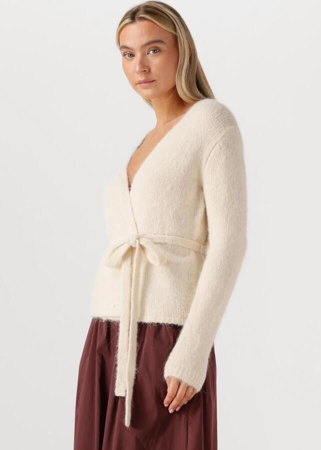 SELECTED WOMEN Dames Truien & Vesten Slfgabella Ls Knit Belt Cardigan Creme - Foto 4