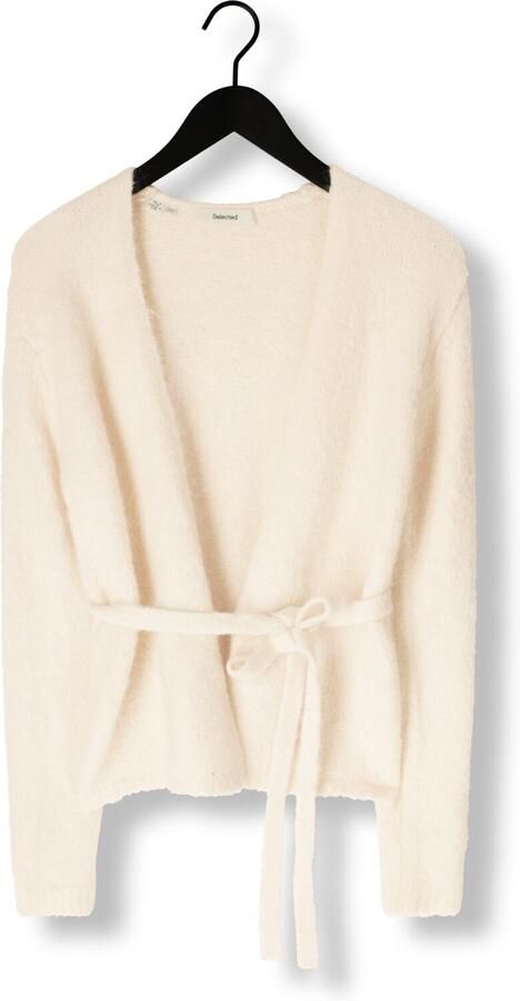 SELECTED WOMEN Dames Truien & Vesten Slfgabella Ls Knit Belt Cardigan Creme - Foto 3