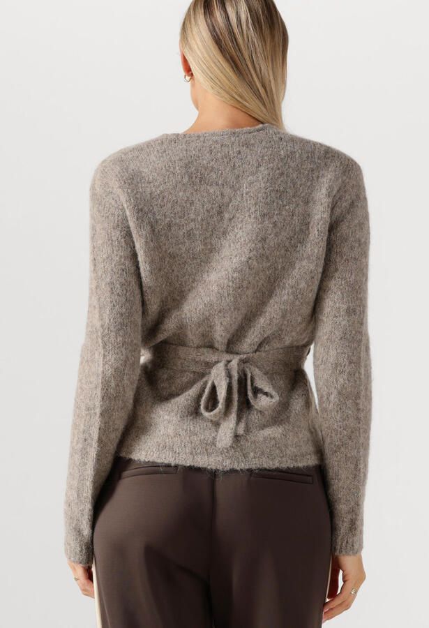 SELECTED WOMEN Dames Truien & Vesten Slfgabella Ls Knit Belt Cardigan Taupe - Foto 2