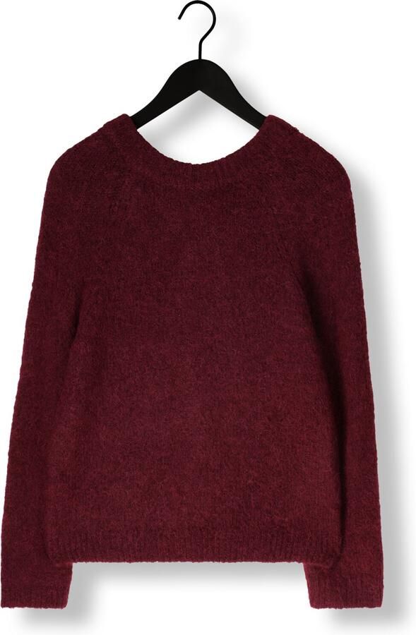 SELECTED WOMEN Dames Truien & Vesten Slfgabella Ls Knit Bow O-neck Bordeaux - Foto 3