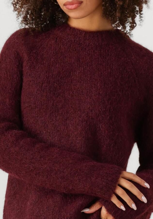 SELECTED WOMEN Dames Truien & Vesten Slfgabella Ls Knit Bow O-neck Bordeaux