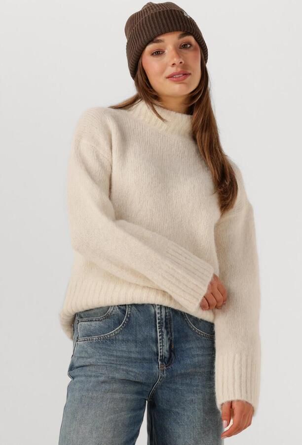 SELECTED WOMEN Dames Truien & Vesten Slfgabriella Ls Knit High Neck Ecru - Foto 4