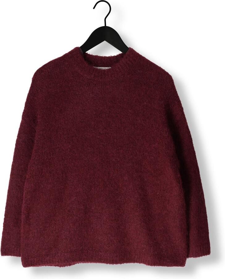 SELECTED WOMEN Dames Truien & Vesten Slfgabriella Ls Knit New O-neck Bordeaux