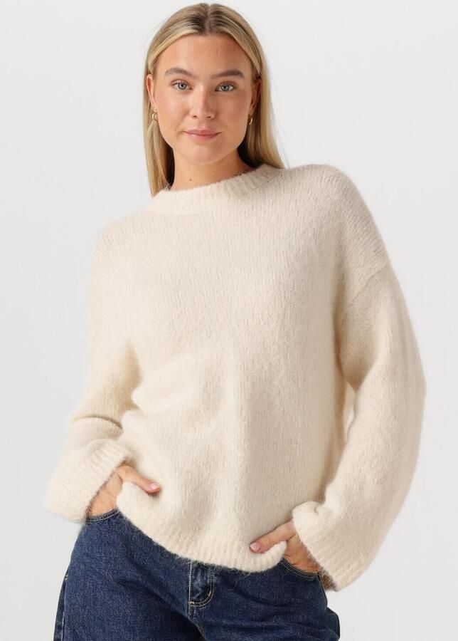 SELECTED WOMEN Dames Truien & Vesten Slfgabriella Ls Knit New O-neck Gebroken Wit - Foto 4