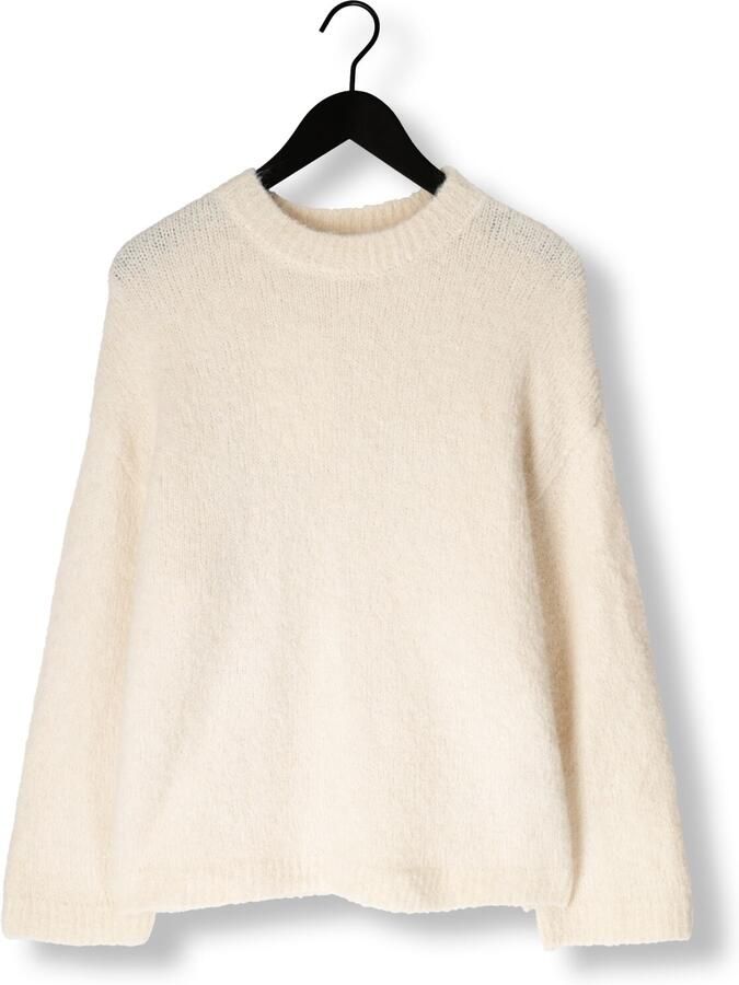 SELECTED WOMEN Dames Truien & Vesten Slfgabriella Ls Knit New O-neck Gebroken Wit