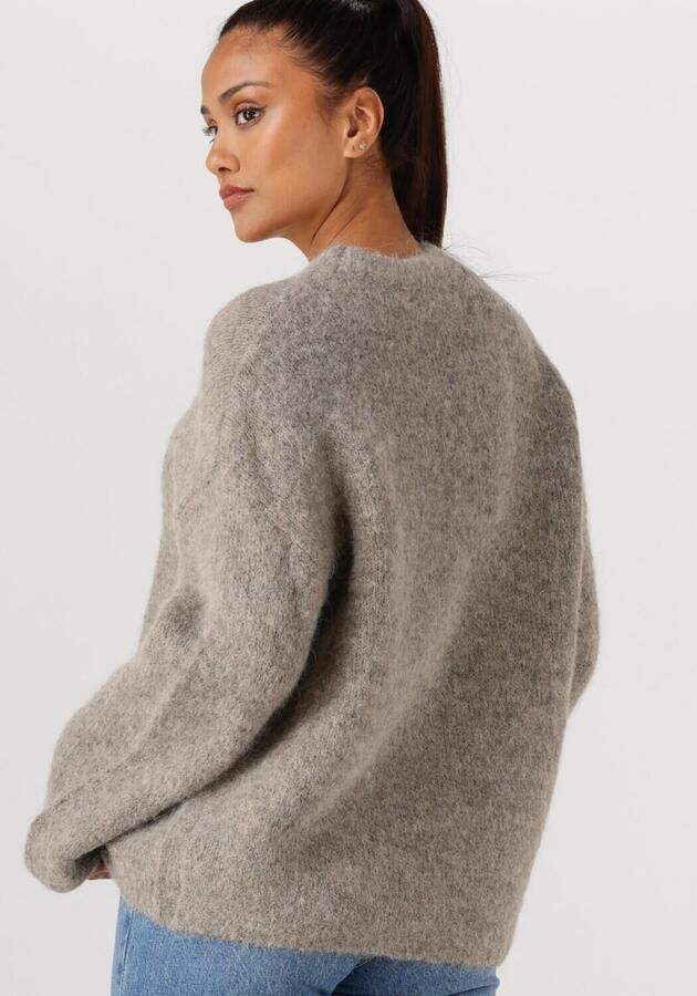 SELECTED WOMEN Dames Truien & Vesten Slfgabriella Ls Knit New O-neck Grijs - Foto 2