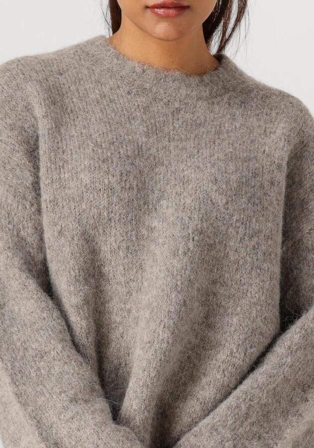 SELECTED WOMEN Dames Truien & Vesten Slfgabriella Ls Knit New O-neck Grijs - Foto 3