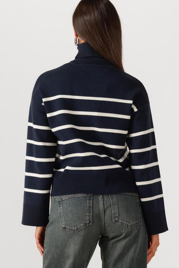 SELECTED WOMEN Dames Truien & Vesten Slfkamma Ls Knit Roll Neck Donkerblauw - Foto 3