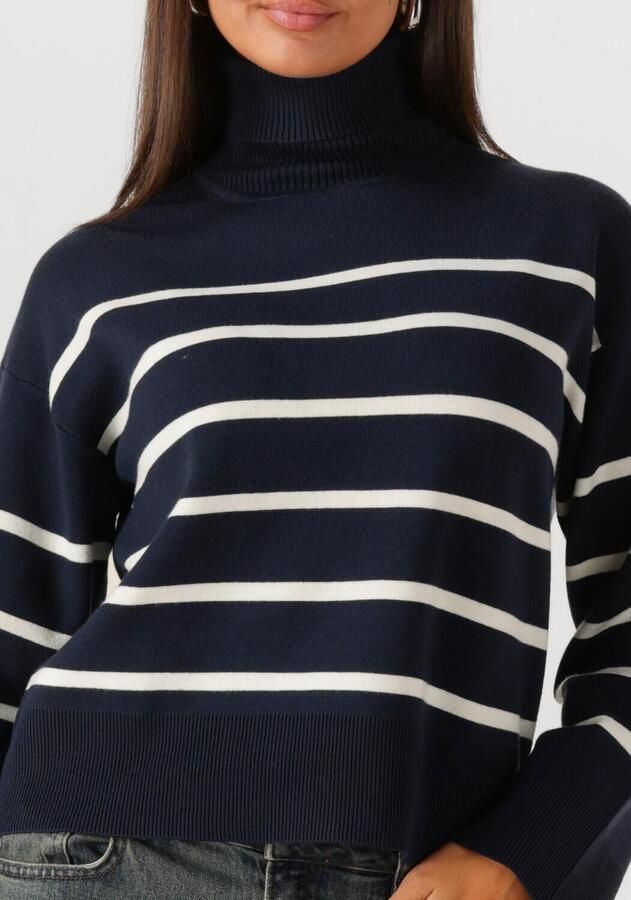 SELECTED WOMEN Dames Truien & Vesten Slfkamma Ls Knit Roll Neck Donkerblauw - Foto 2