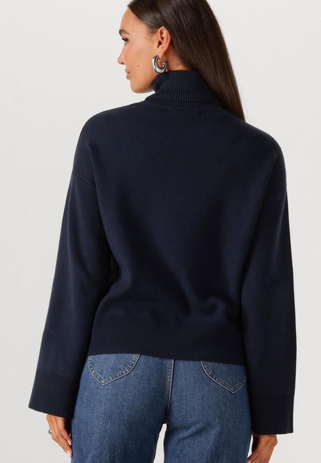 SELECTED WOMEN Dames Truien & Vesten Slfkamma Ls Knit Roll Neck Donkerblauw - Foto 3