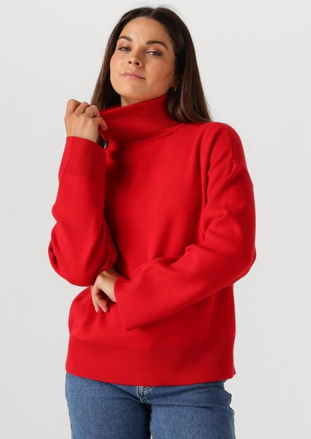 SELECTED WOMEN Dames Truien & Vesten Slfkamma Ls Knit Roll Neck Rood - Foto 4