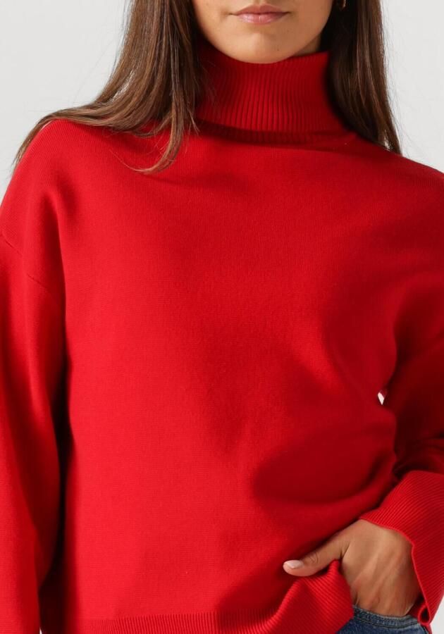 SELECTED WOMEN Dames Truien & Vesten Slfkamma Ls Knit Roll Neck Rood - Foto 2