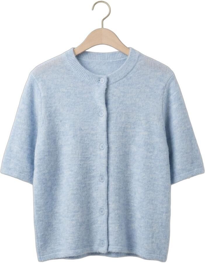 SELECTED WOMEN Dames Truien & Vesten Slflulu 2 4 Knit Cardigan Lichtblauw - Foto 2