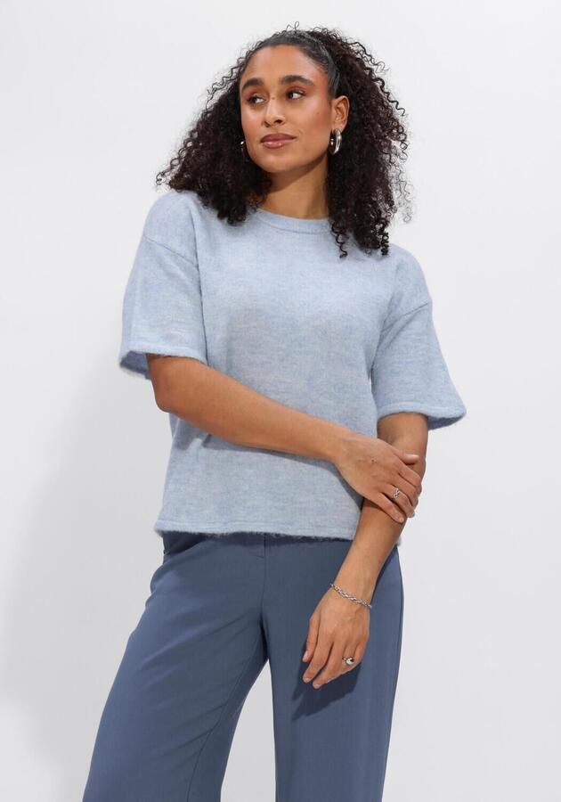 SELECTED WOMEN Dames Truien & Vesten Slflulu 2 4 Knit O-neck Lichtblauw