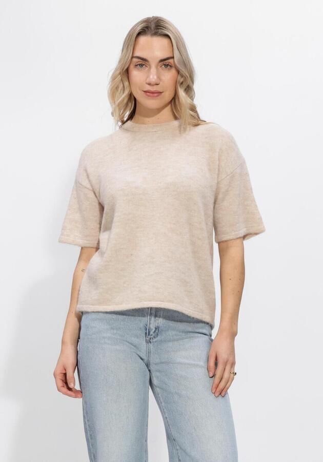 SELECTED WOMEN Dames Truien & Vesten Slflulu 2 4 Knit O-neck Zand