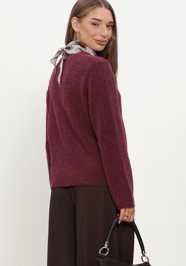 SELECTED WOMEN Dames Truien & Vesten Slflulu New Ls Knit Cardigan Bordeaux - Foto 3