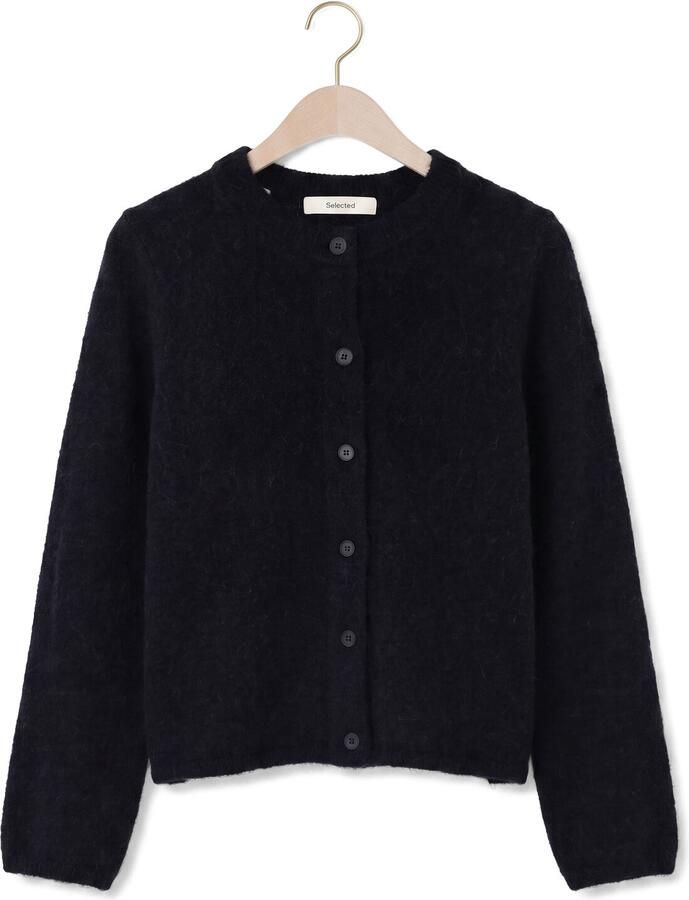SELECTED WOMEN Dames Truien & Vesten Slflulu New Ls Knit Cardigan Donkerblauw - Foto 2